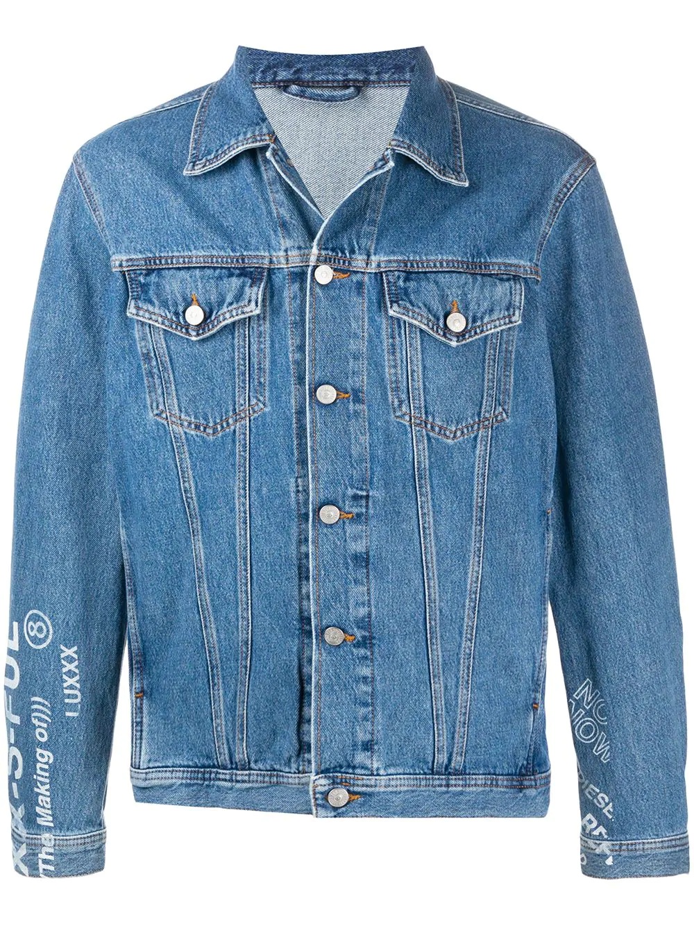 Nhill-Sp2 printed denim jacket - 1