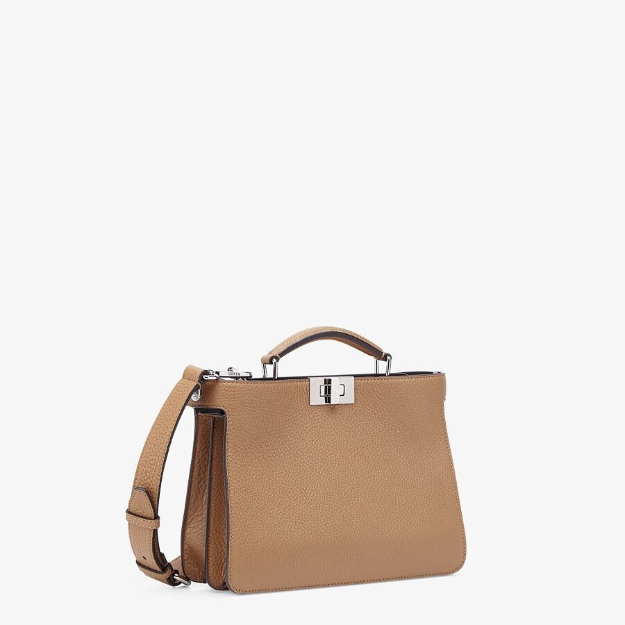 Beige leather bag - 3