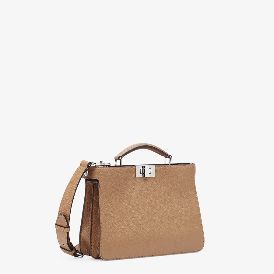 Beige leather bag - 3