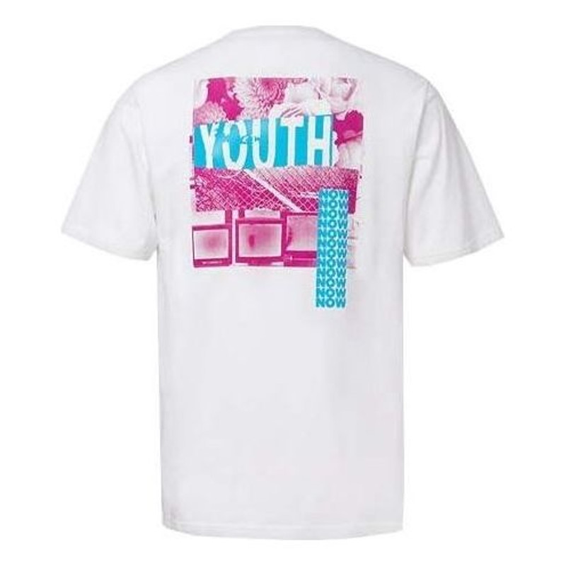 Converse Converse Youth Now T-Shirt 'White' 10019928-A01 outlook