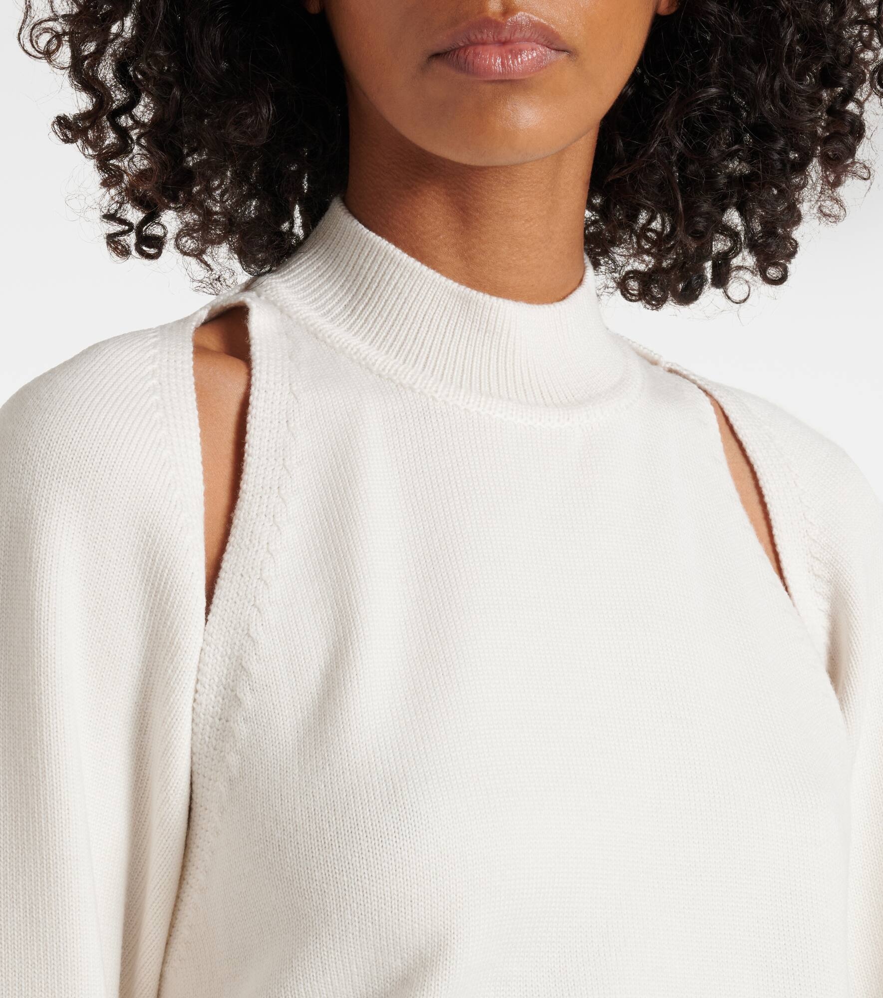 Cutout wool sweater - 4