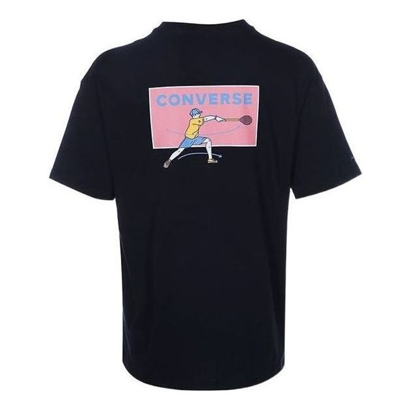 Converse Converse Jack Purcell Graphic T-Shirt 'Black' 10022782-A02 outlook