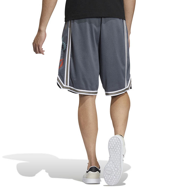 adidas Neo U BB Mesh Shorts 'Grey' HM2047 - 3