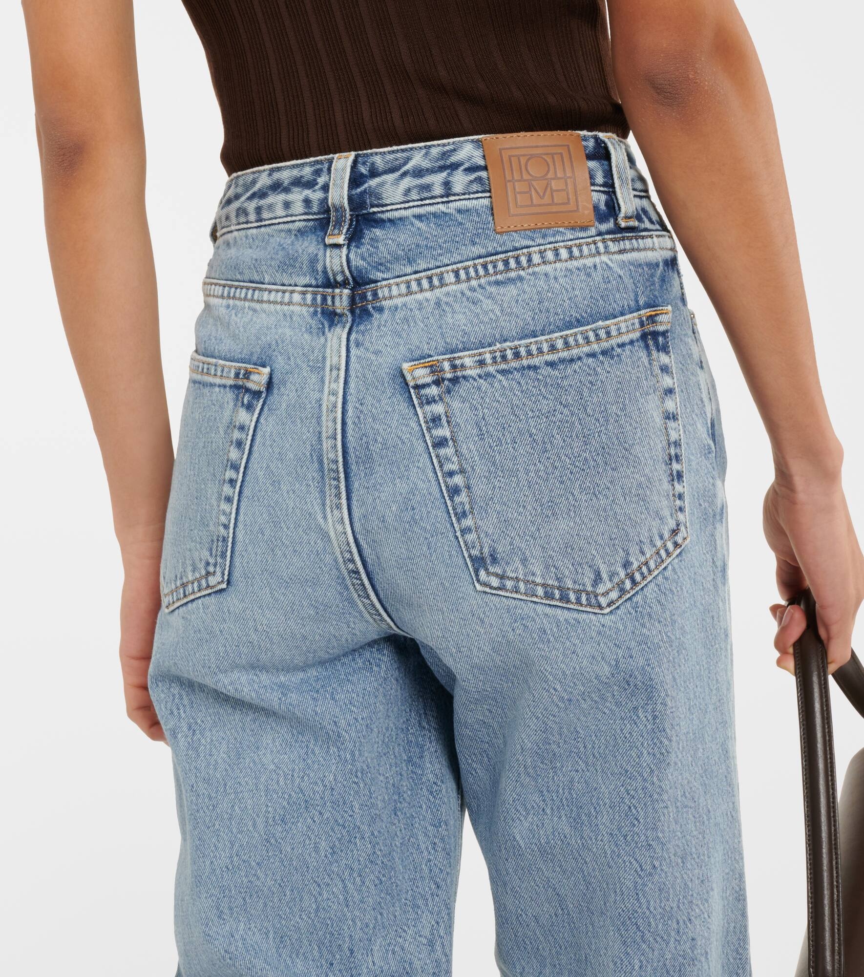 High-rise wide-leg jeans - 5