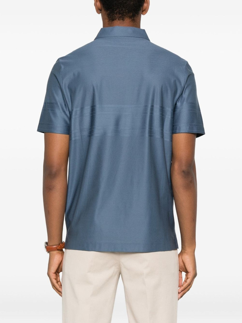 stripe-detail polo shirt 3