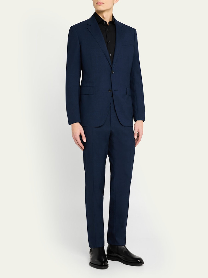 ZEGNA Men's Melange Trofeo Suit outlook