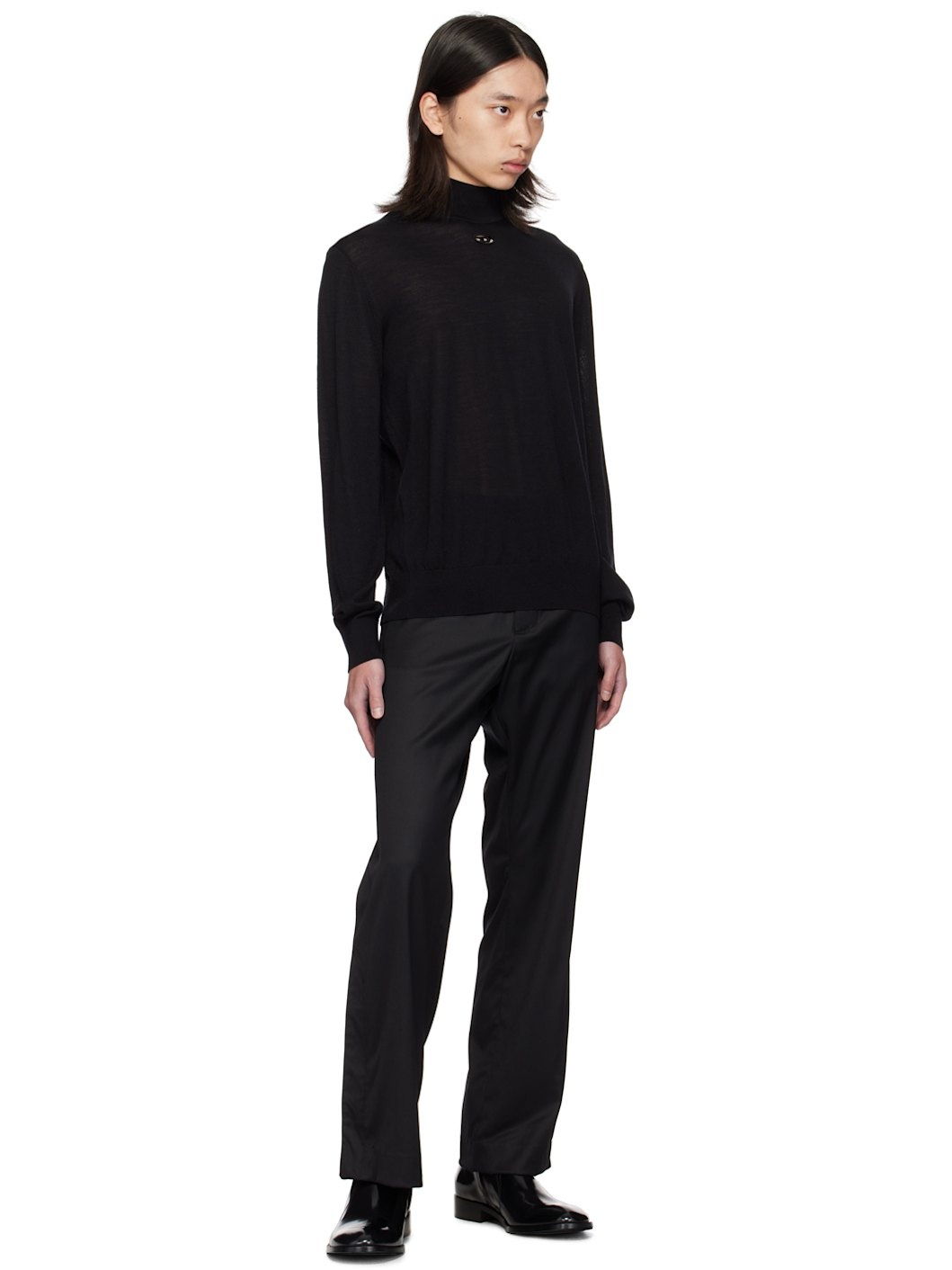 Black K-Gil Turtleneck - 4