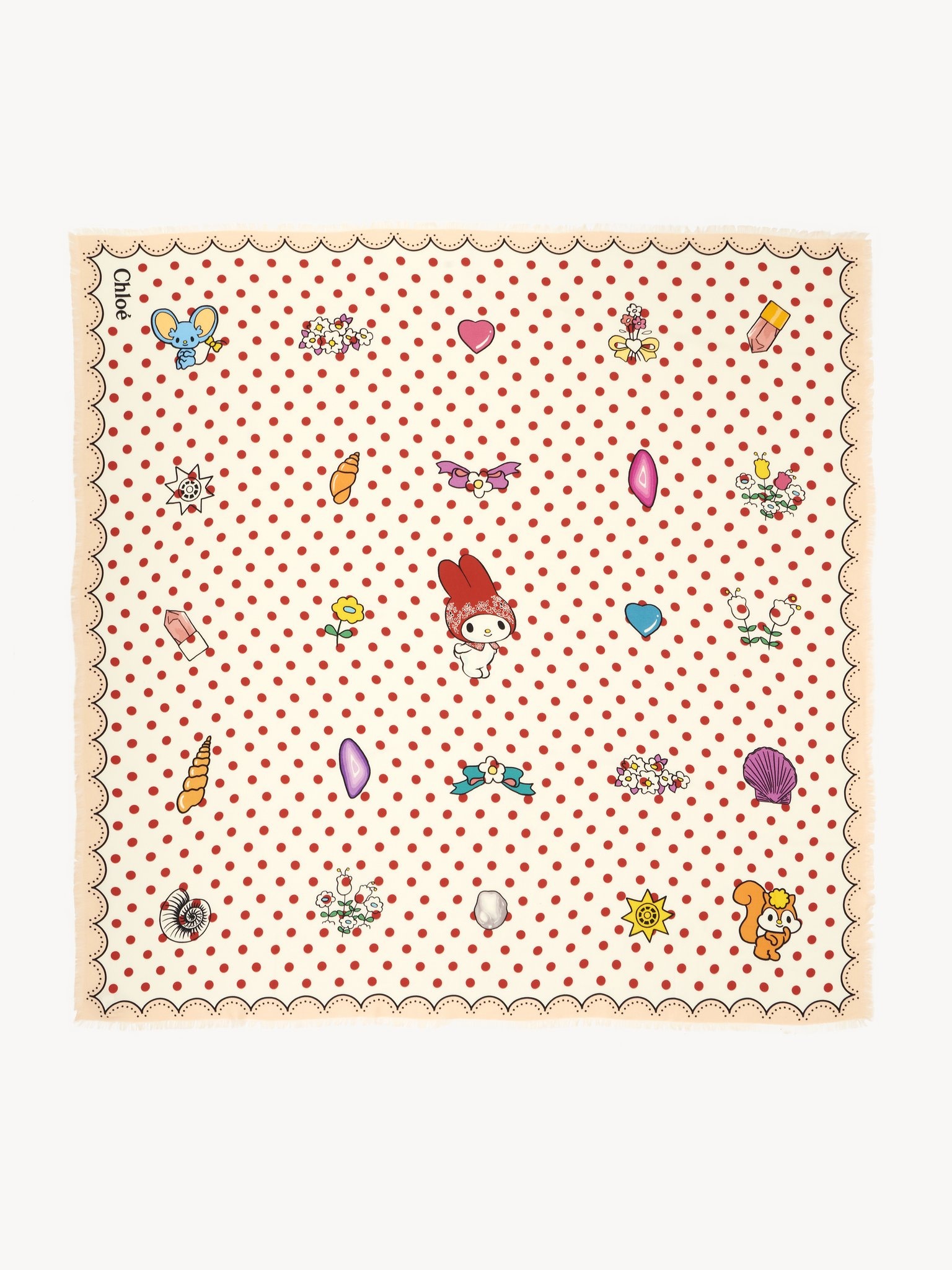 MY MELODY FOR CHLOÉ PRINTED SCARF - 1