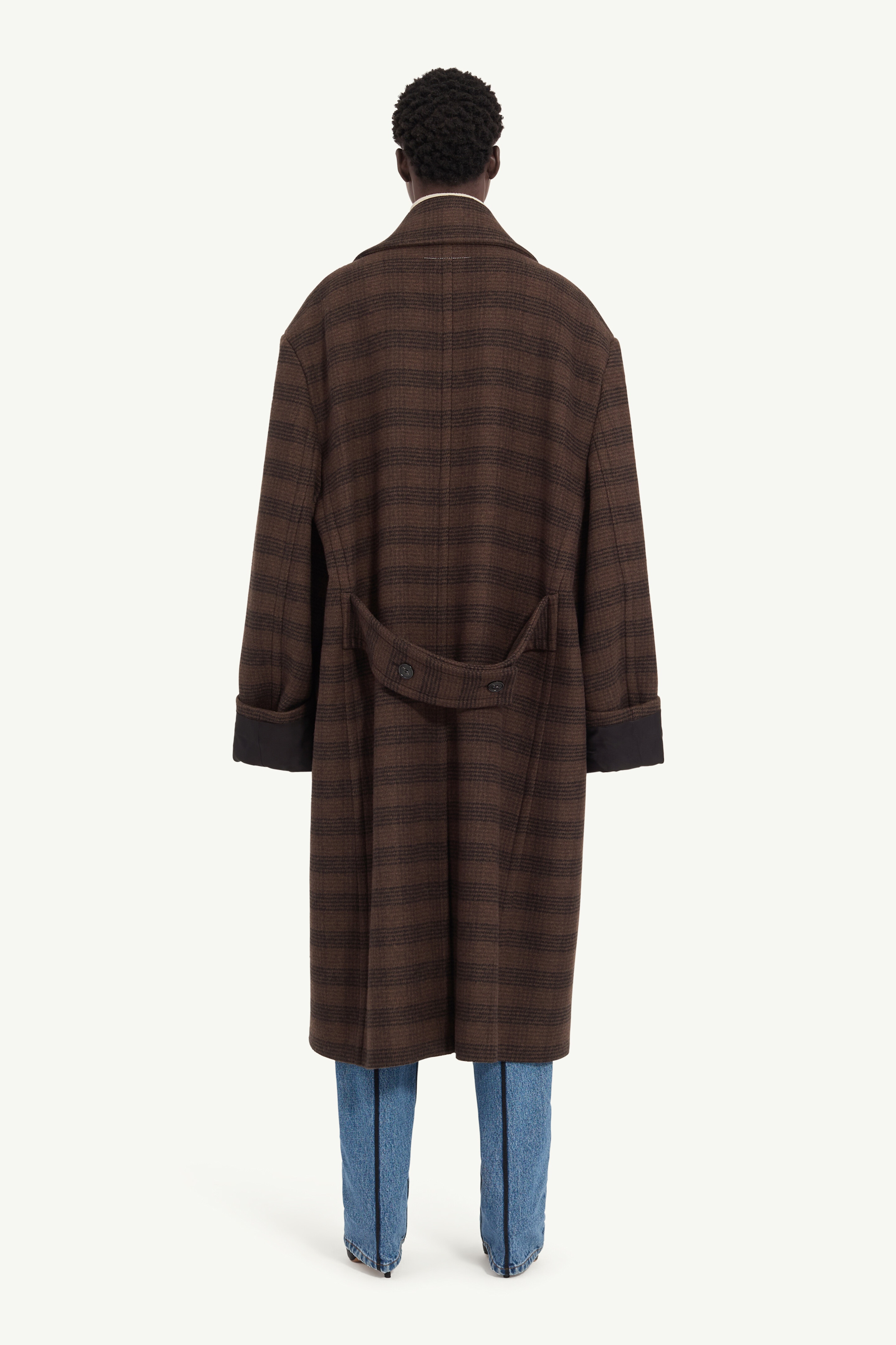 Checked coat - 4