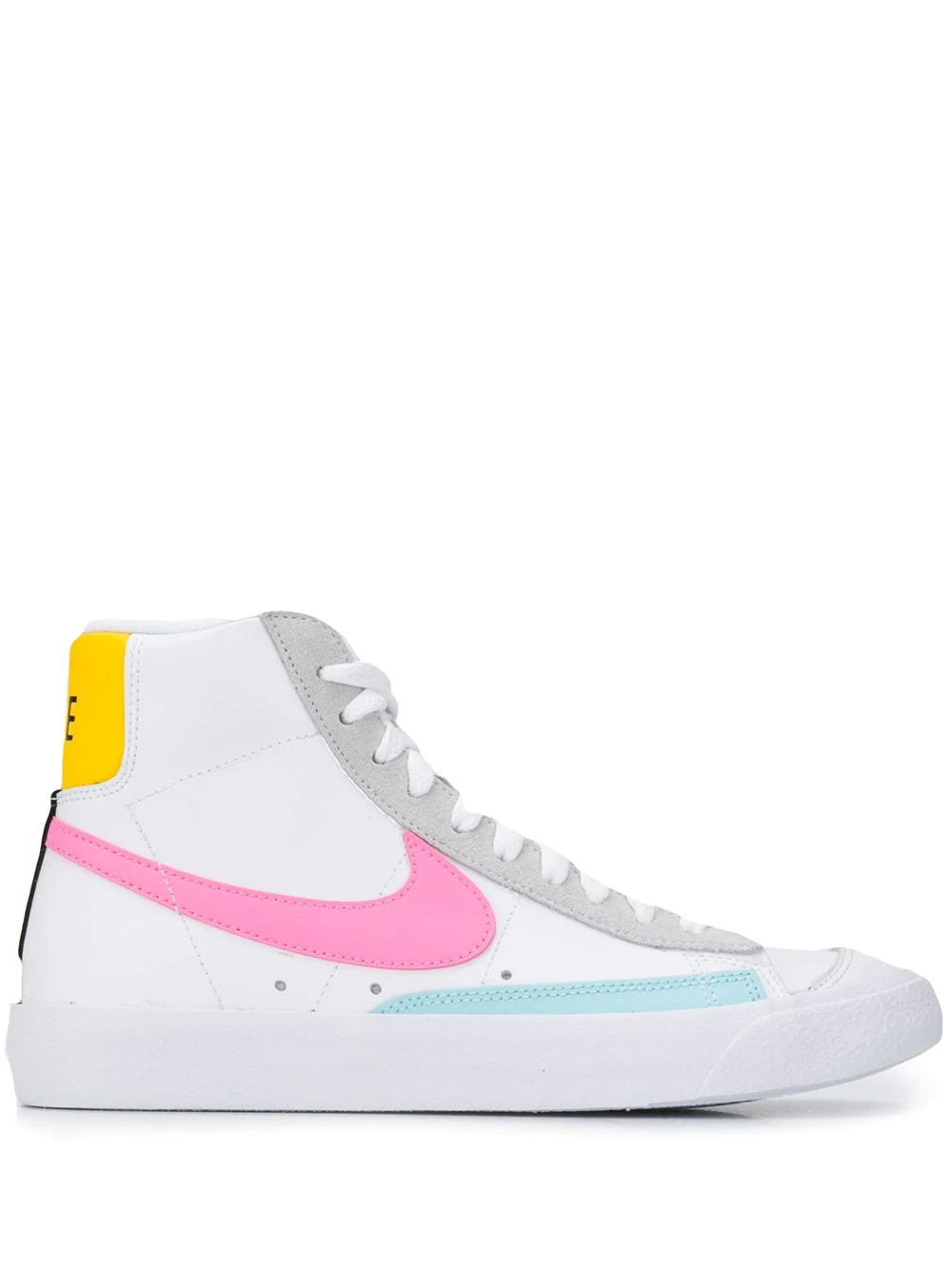 lace-up hi-top sneakers  - 1