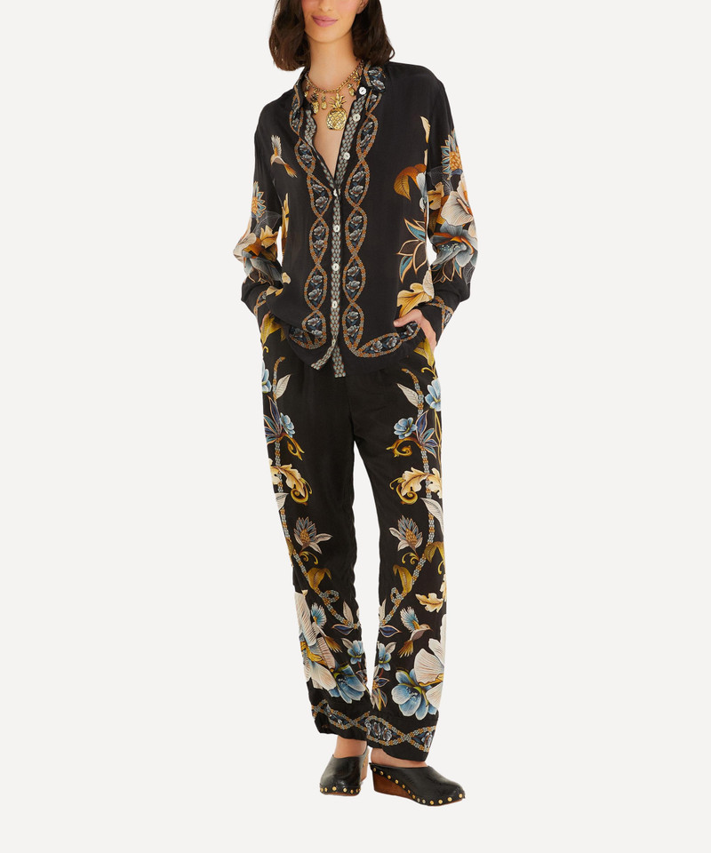 FARM RIO Black Flowerful Pyjama Trousers outlook