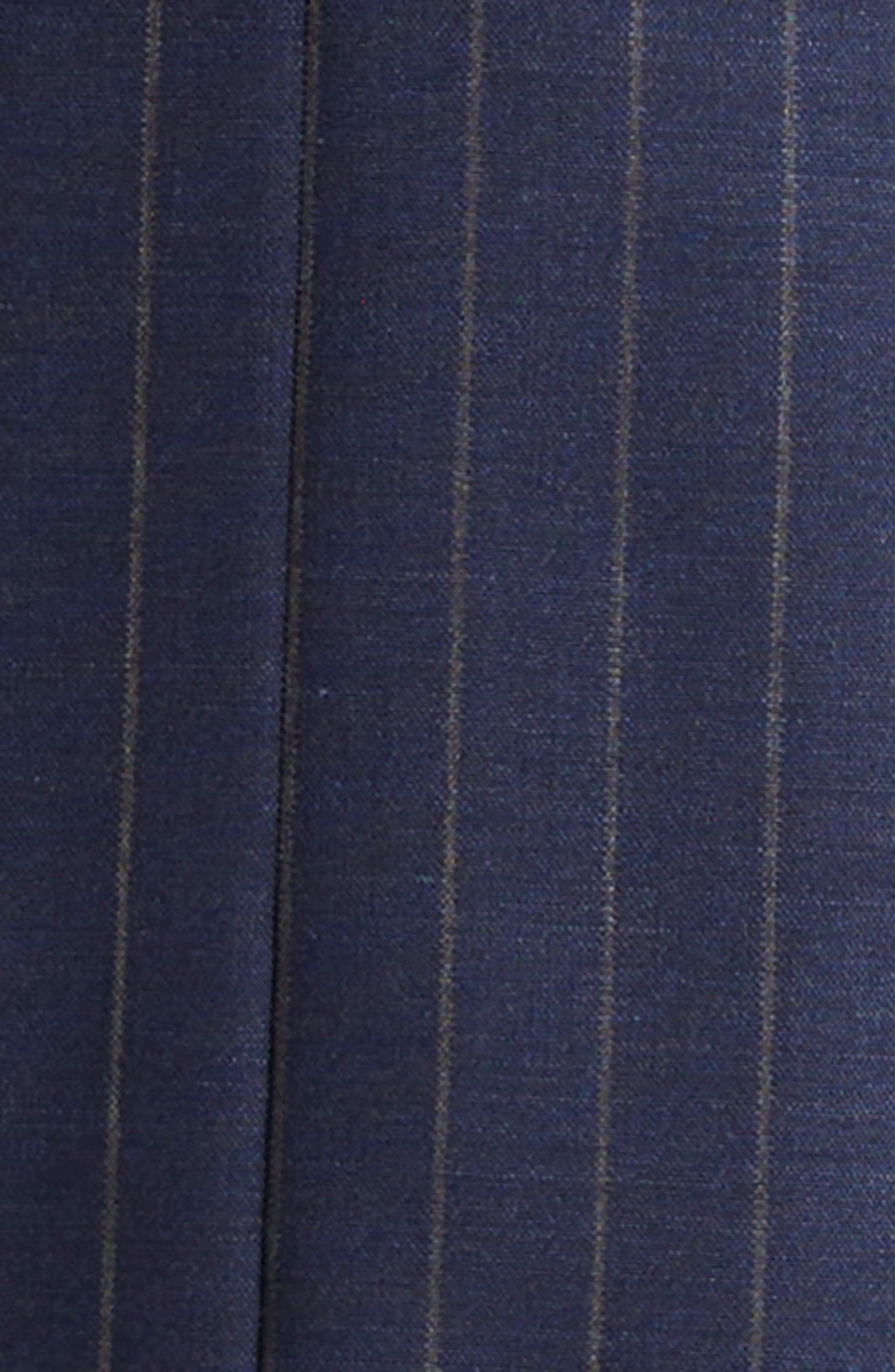 Pinstripe Structured Wool Suit - 6