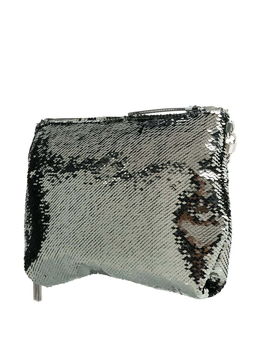 Callie sequin-embellished clutch bag - 3