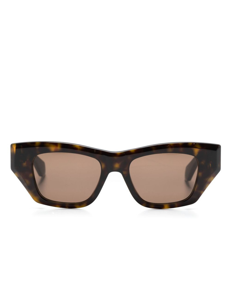 tortoiseshell-effect tinted sunglasses 1