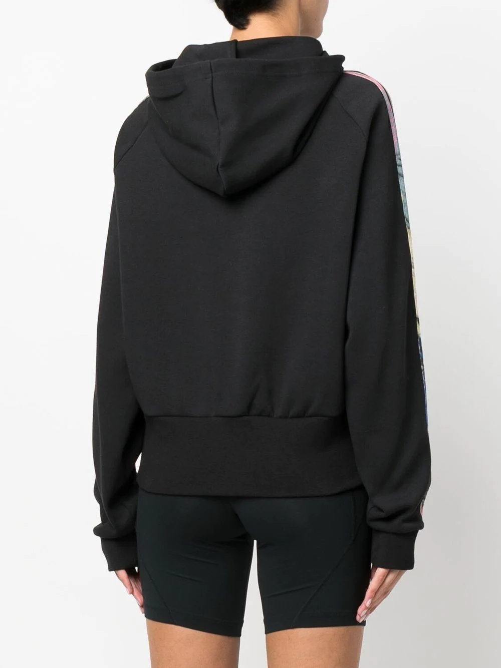 embroidered-logo detail hoodie - 4