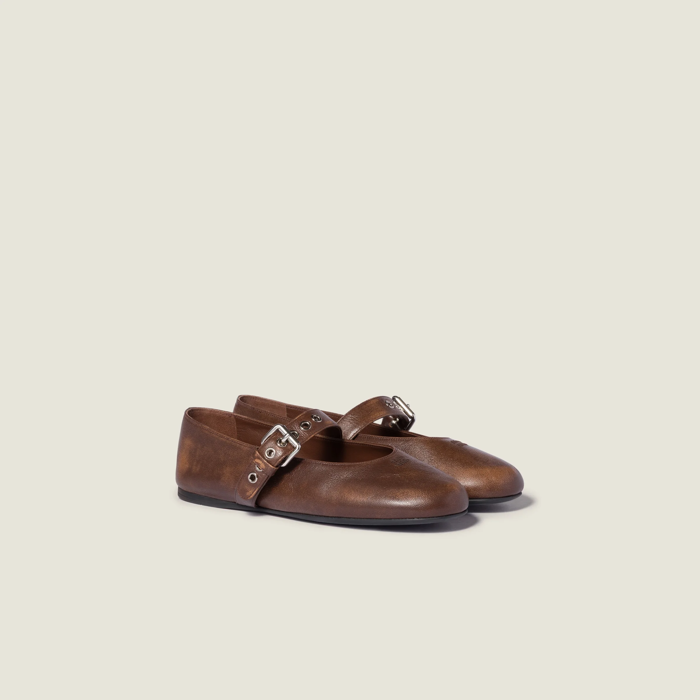 Nappa leather ballerinas - 1