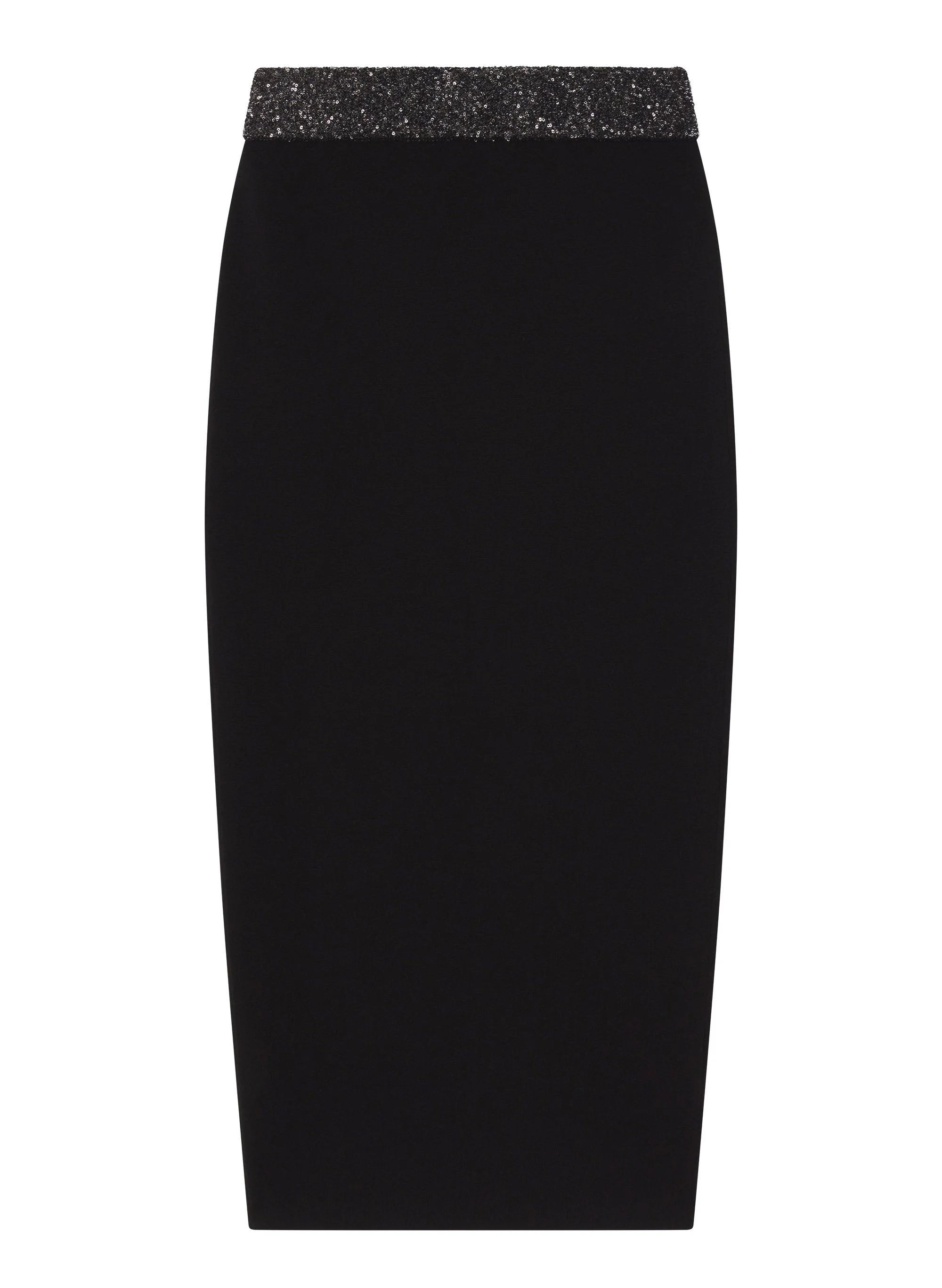 Jane Sequin Compact Knit Midi Skirt - 1