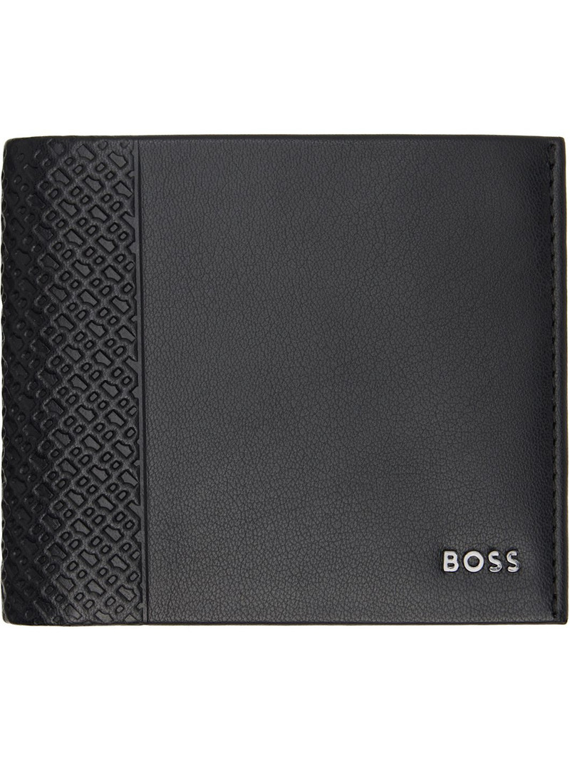 Black Goat Leather Wallet 1