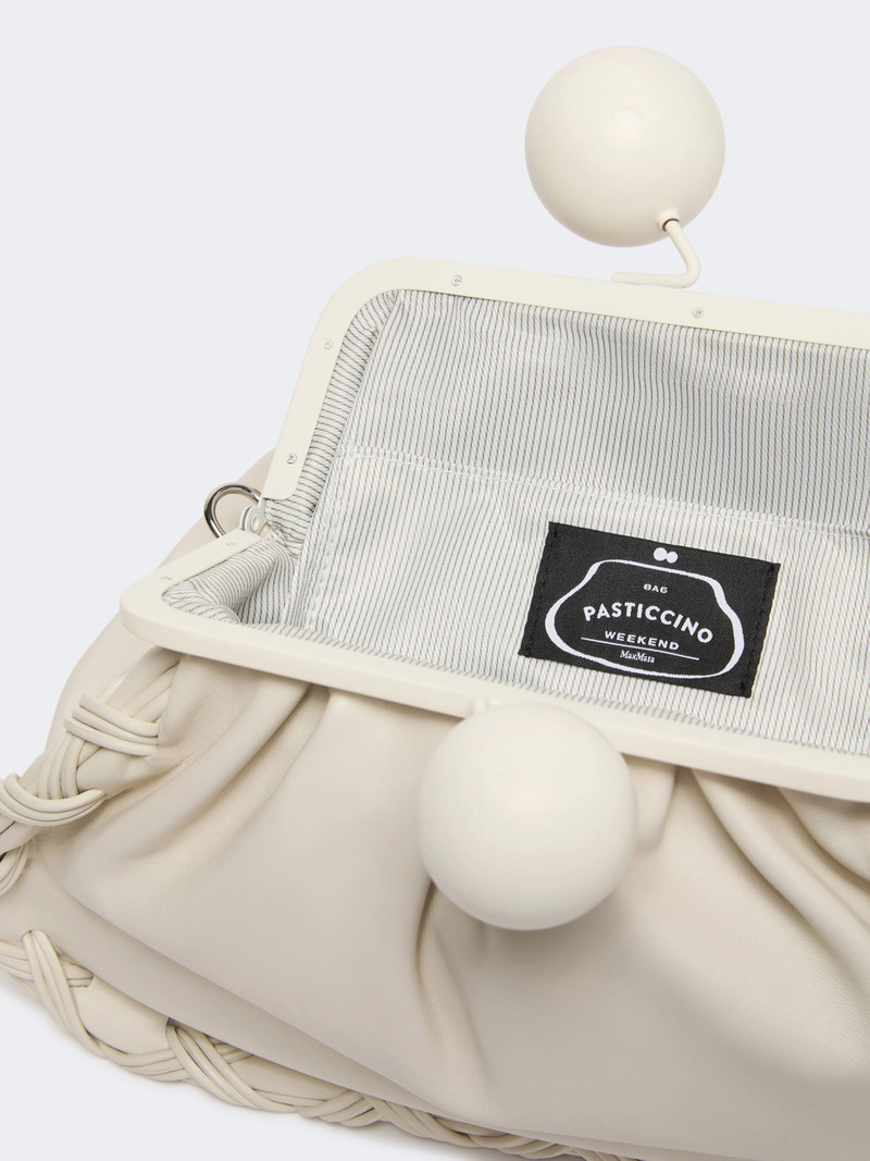 LECITO Medium Nappa leather Pasticcino Bag - IVORY 5