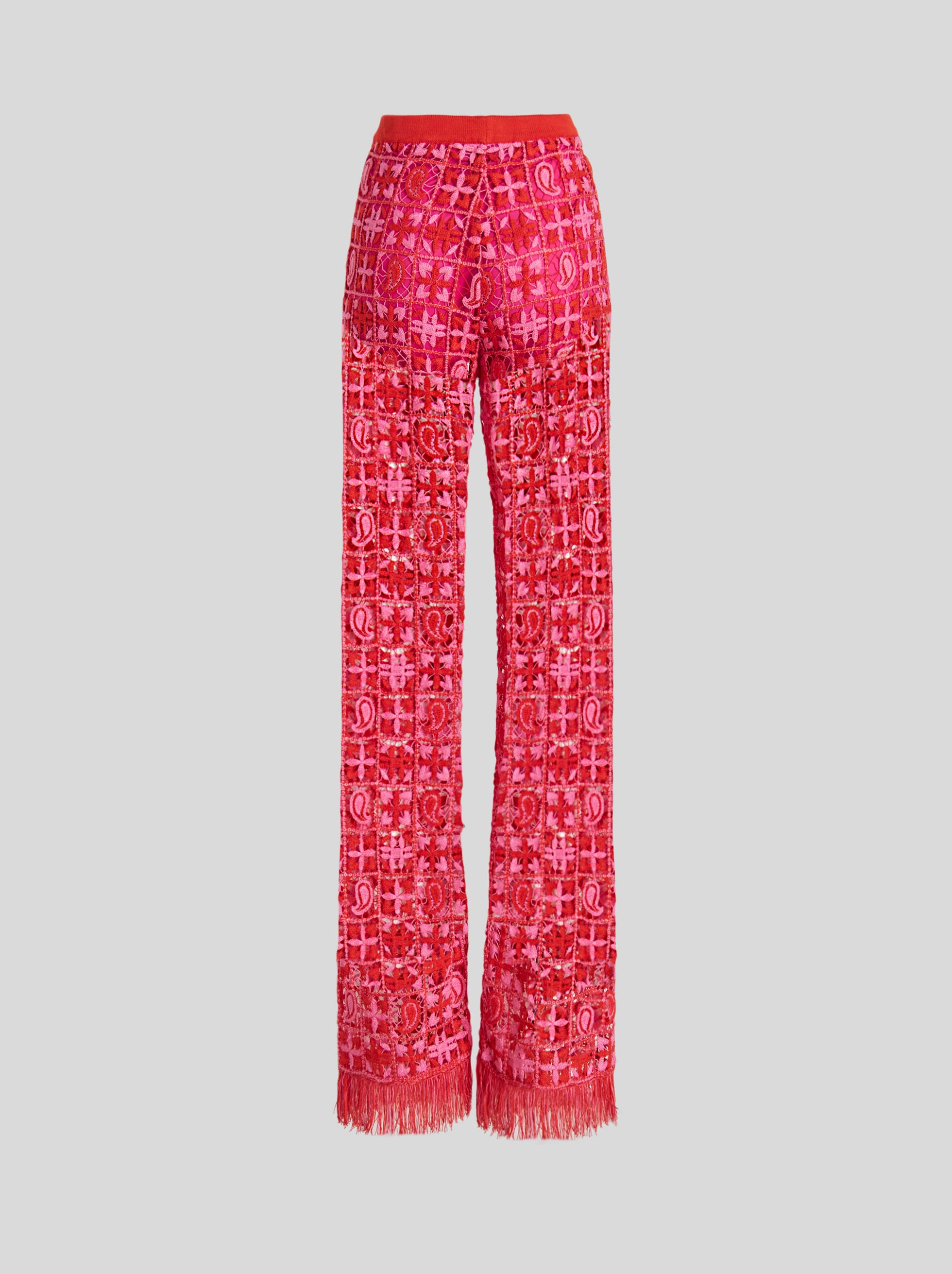 CROCHETED KNIT TROUSERS - 5