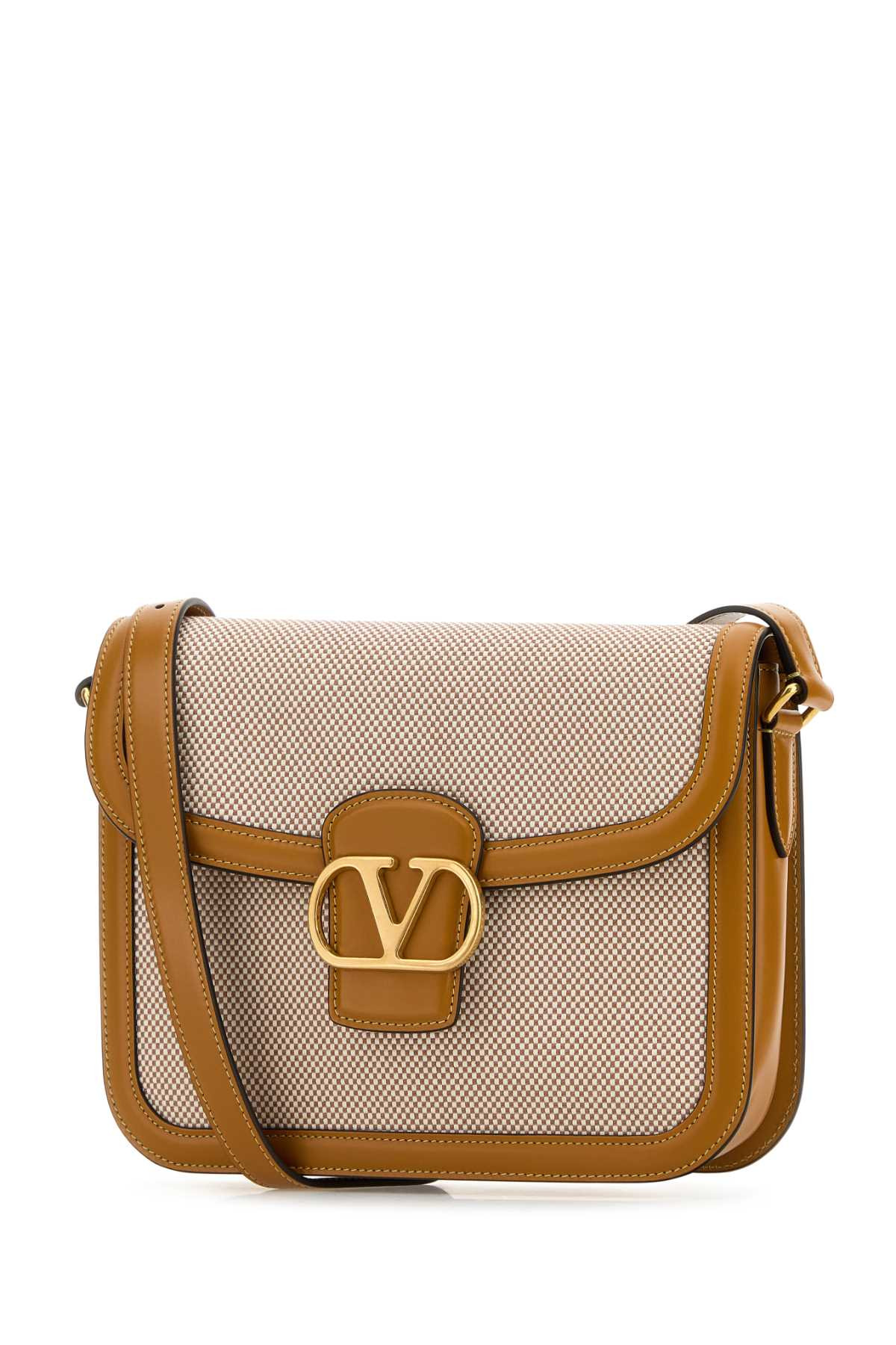 Valentino Garavani Men Two-Tone Canvas And Leather 9To5 Shoulder Bag - 2