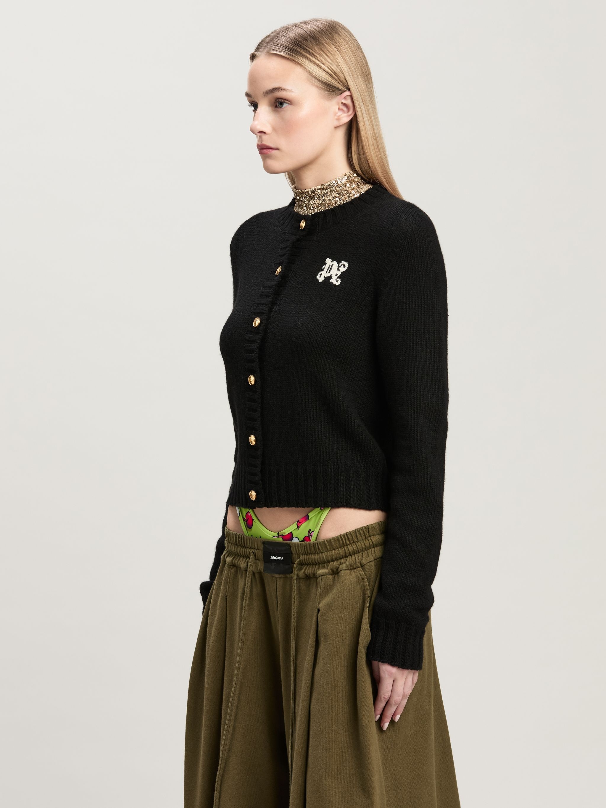 MONOGRAM CARDIGAN - 4