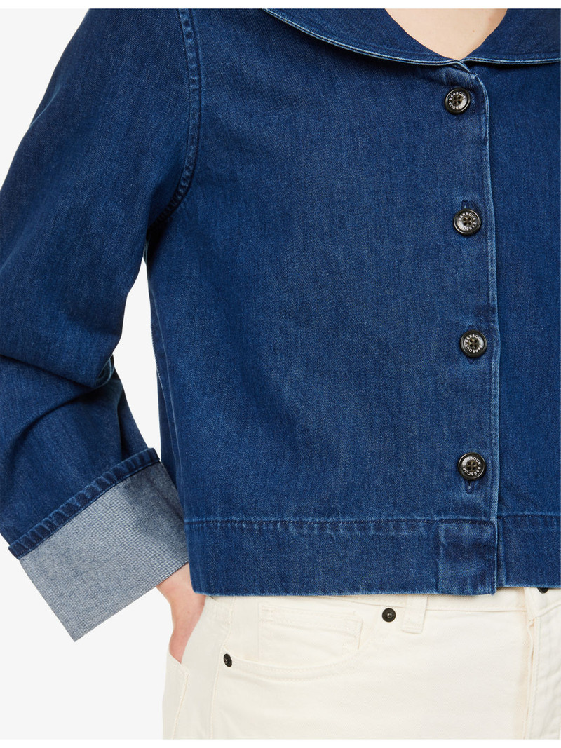 Dartmoor Sailor-Collar Denim Top 5