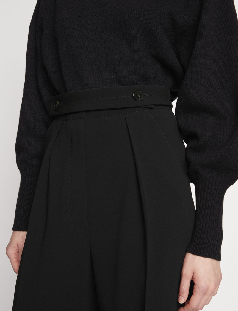 Matte Viscose Crepe Pants 5