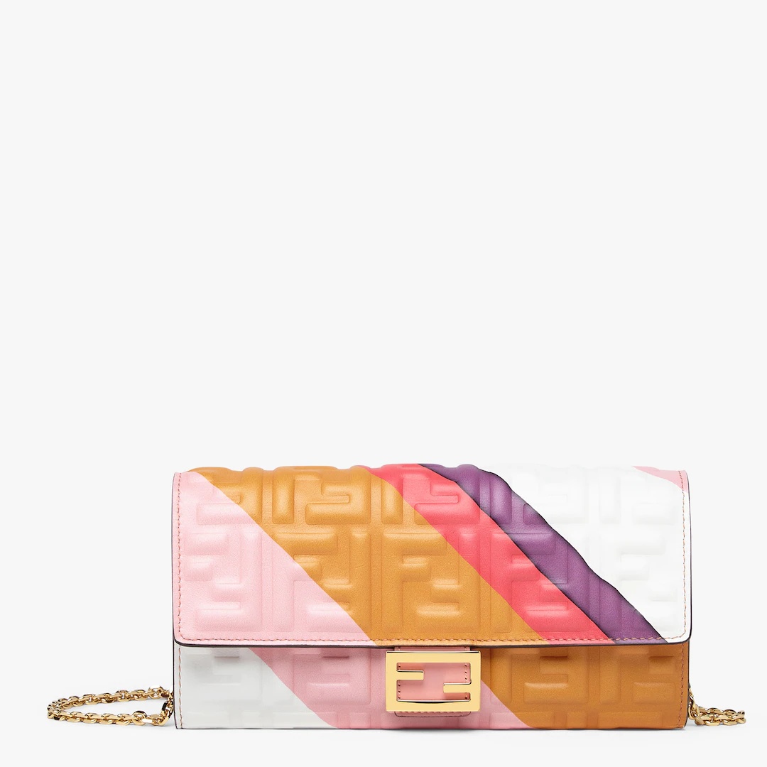 White nappa leather wallet - 1