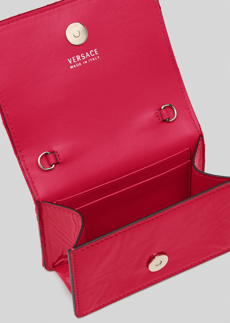 Virtus Quilted Naplak Small Chain Wallet 5