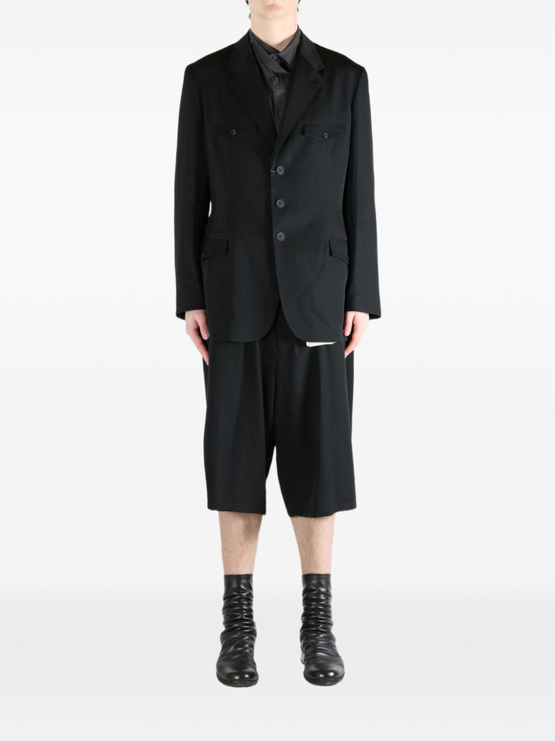 Yohji Yamamoto buttoned blazer outlook