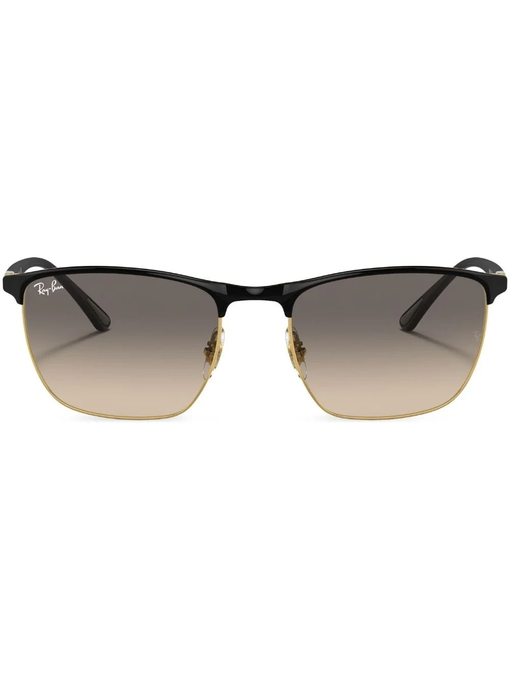 square-frame tinted sunglasses - 1
