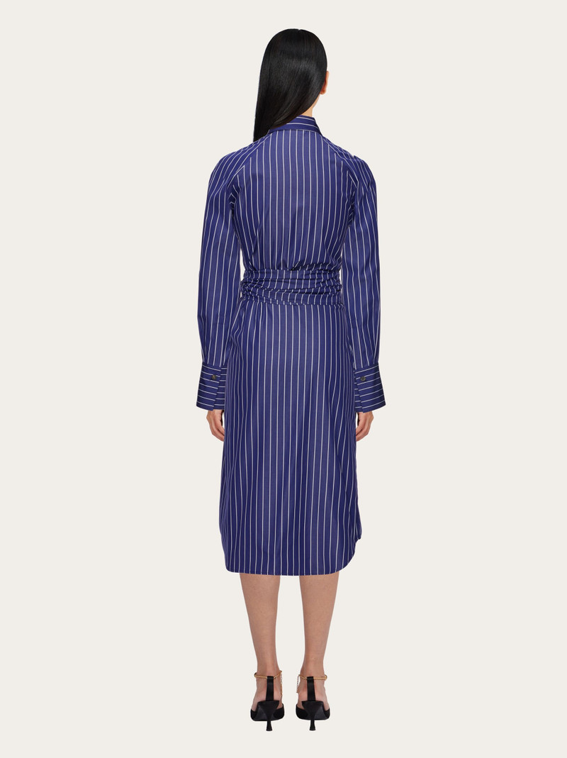 Pinstripe shirt dress 3