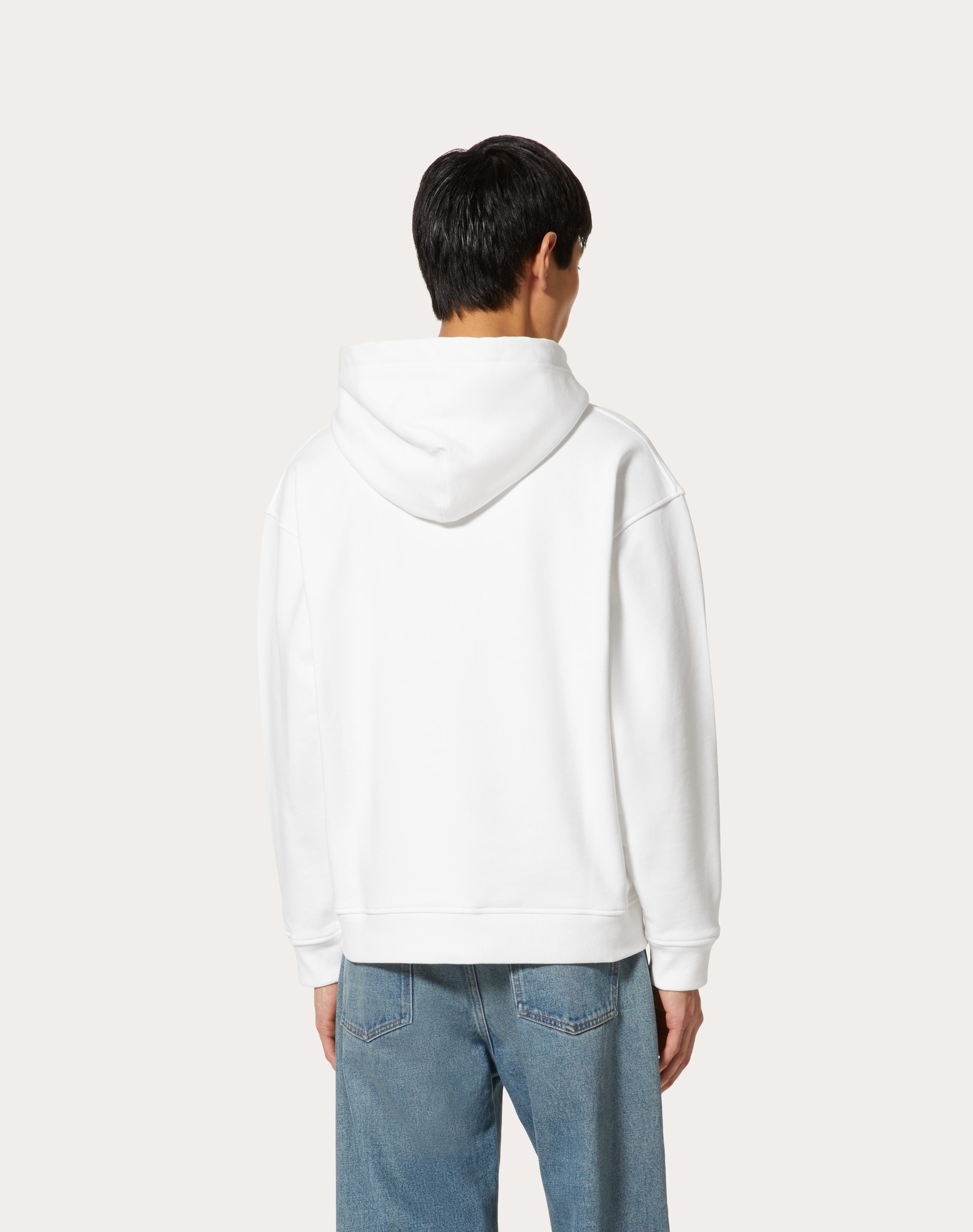 VALENTINO PRINT COTTON SWEATSHIRT - 4