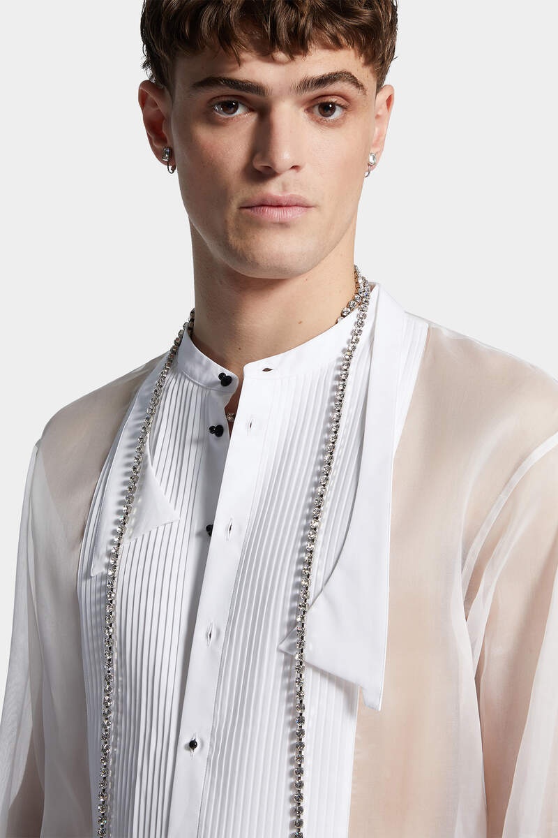 BOWTIE DROPPED SHOULDER SHIRT - 5
