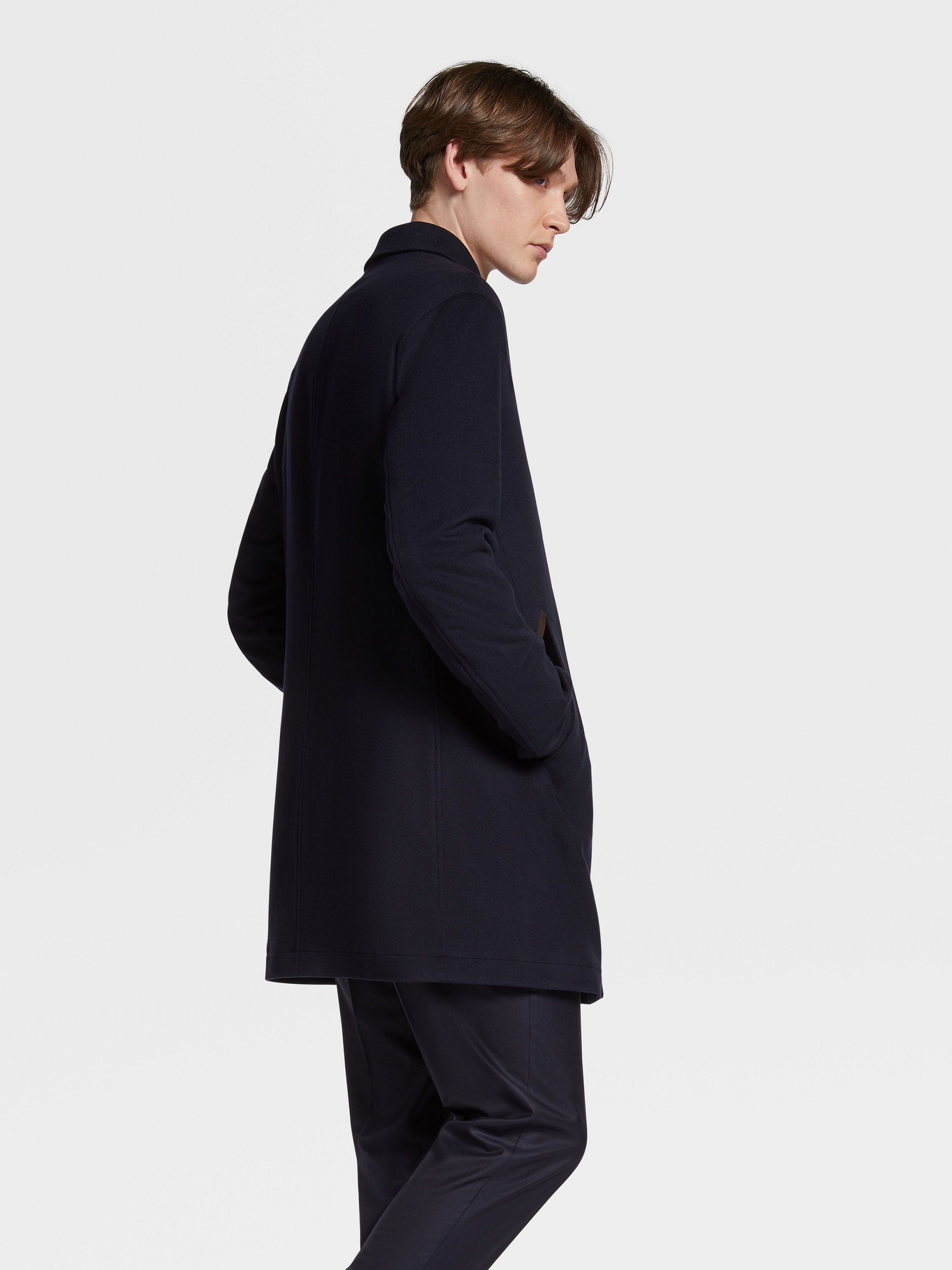 12MILMIL12 WOOL BEAVER CAR COAT - 5