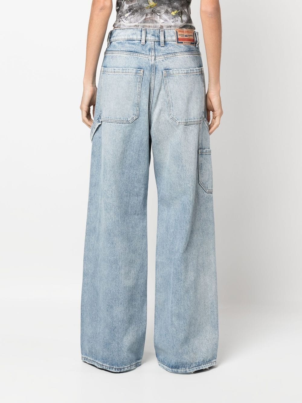 1996 D-Sire 0emag straight-leg jeans - 4