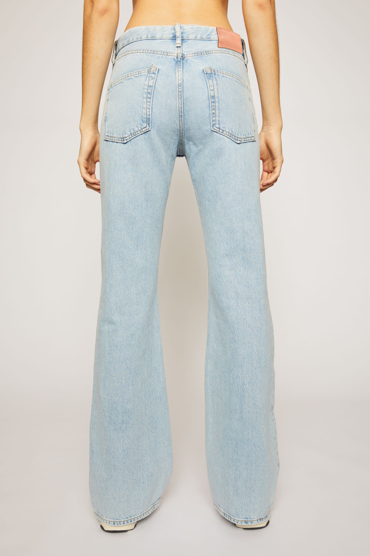 Relaxed bootcut jeans sky blue - 3