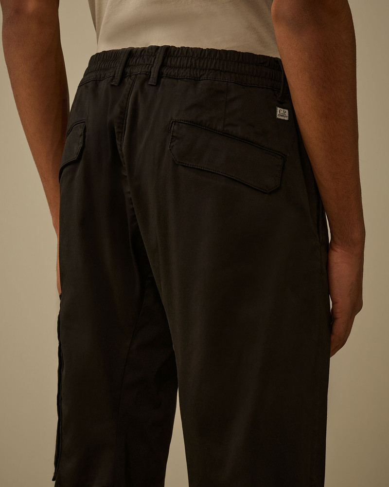 Stretch Sateen Regular Cargo Pants 6