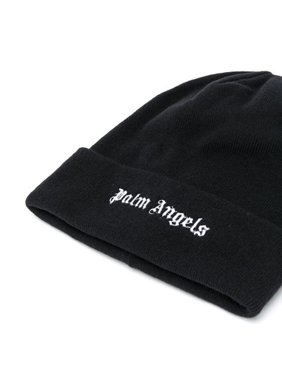 Palm Angels logo-embroidered beanie outlook