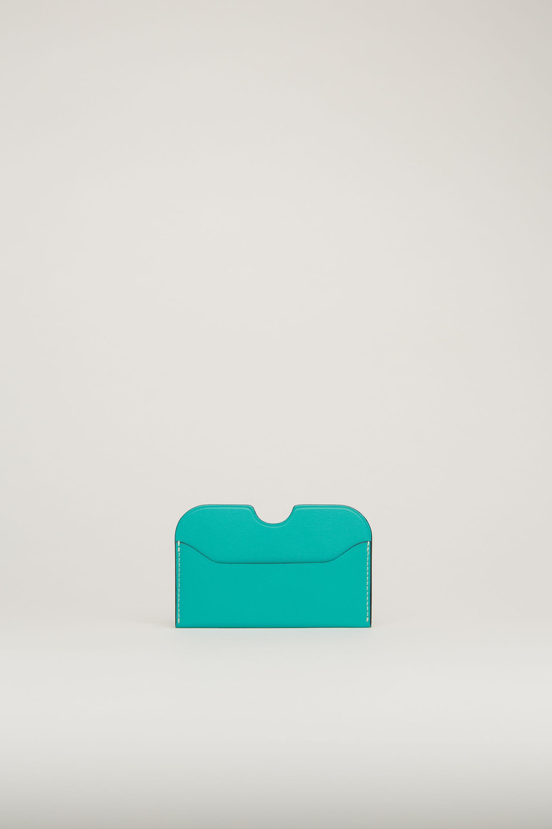 Acne Studios Cardholder turquoise blue outlook