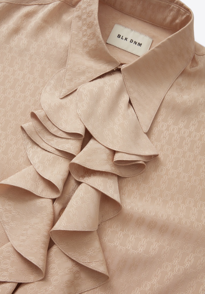 BLOUSE 04 BEIGE JACQUARD - 5