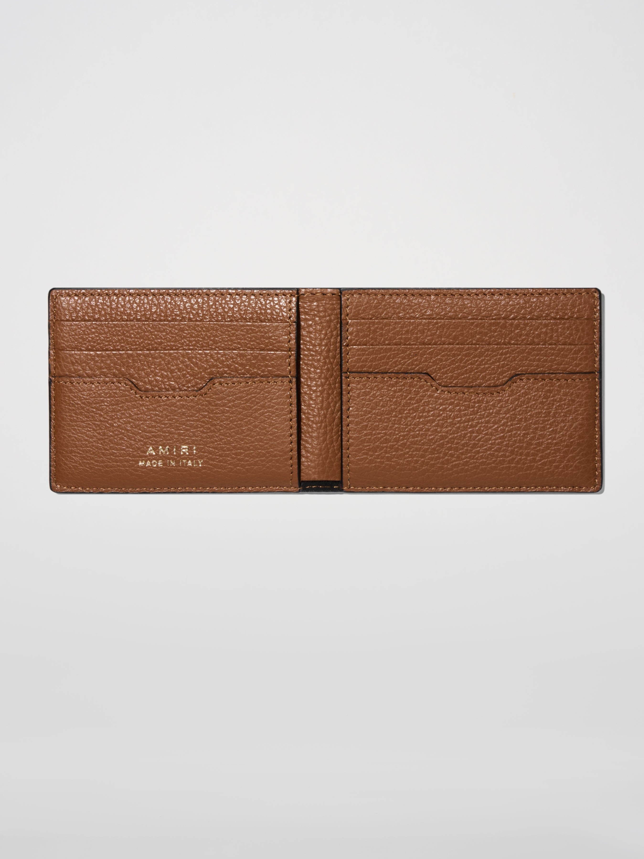 PEBBLED LOGO BIFOLD WALLET - 3