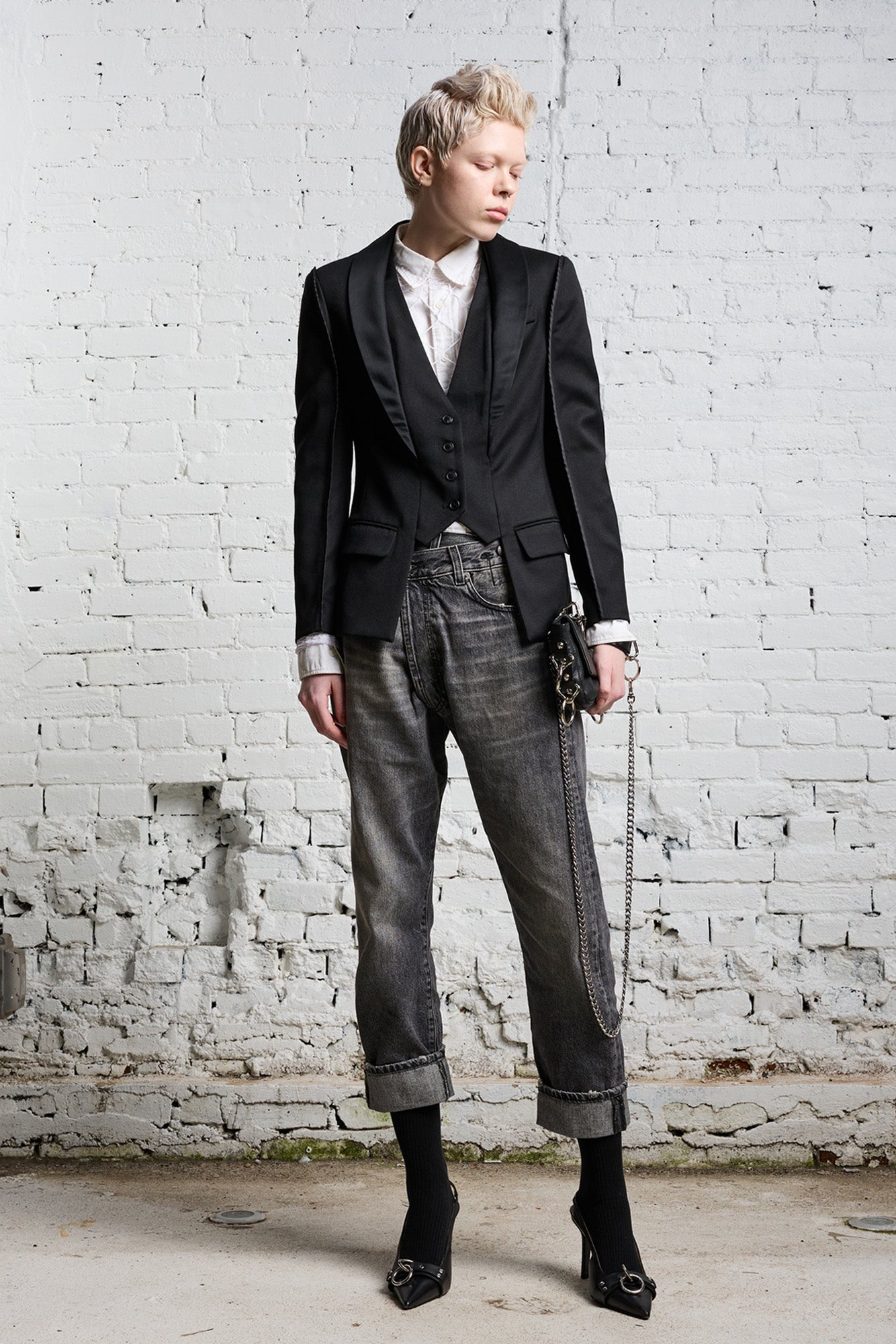 Crossover Jean - Leyton Black | R13 Denim - 3