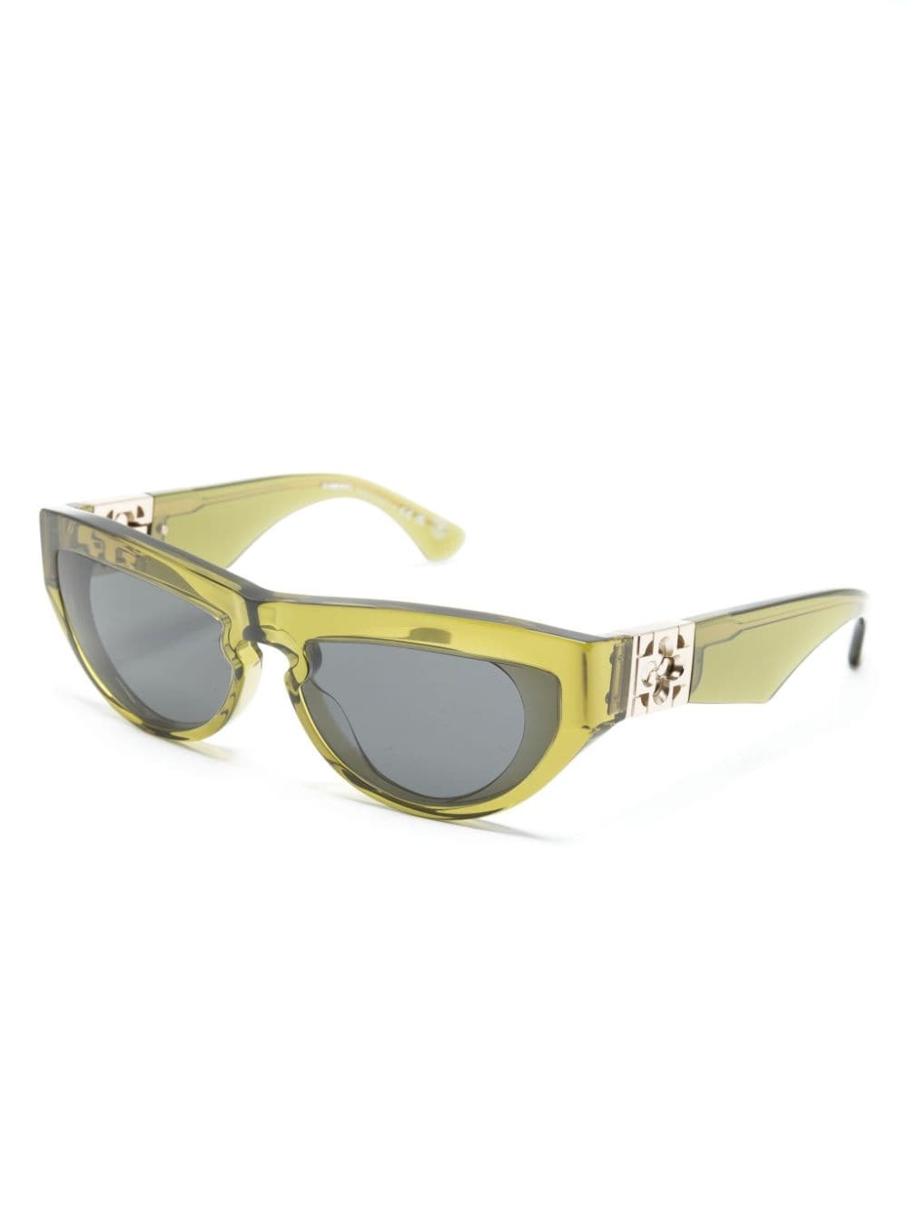 transparent cat-eye sunglasses - 2