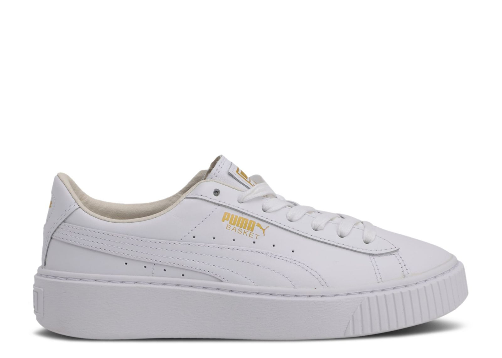 WMNS BASKET PLATFORM CORE 'WHITE GOLD' - 1