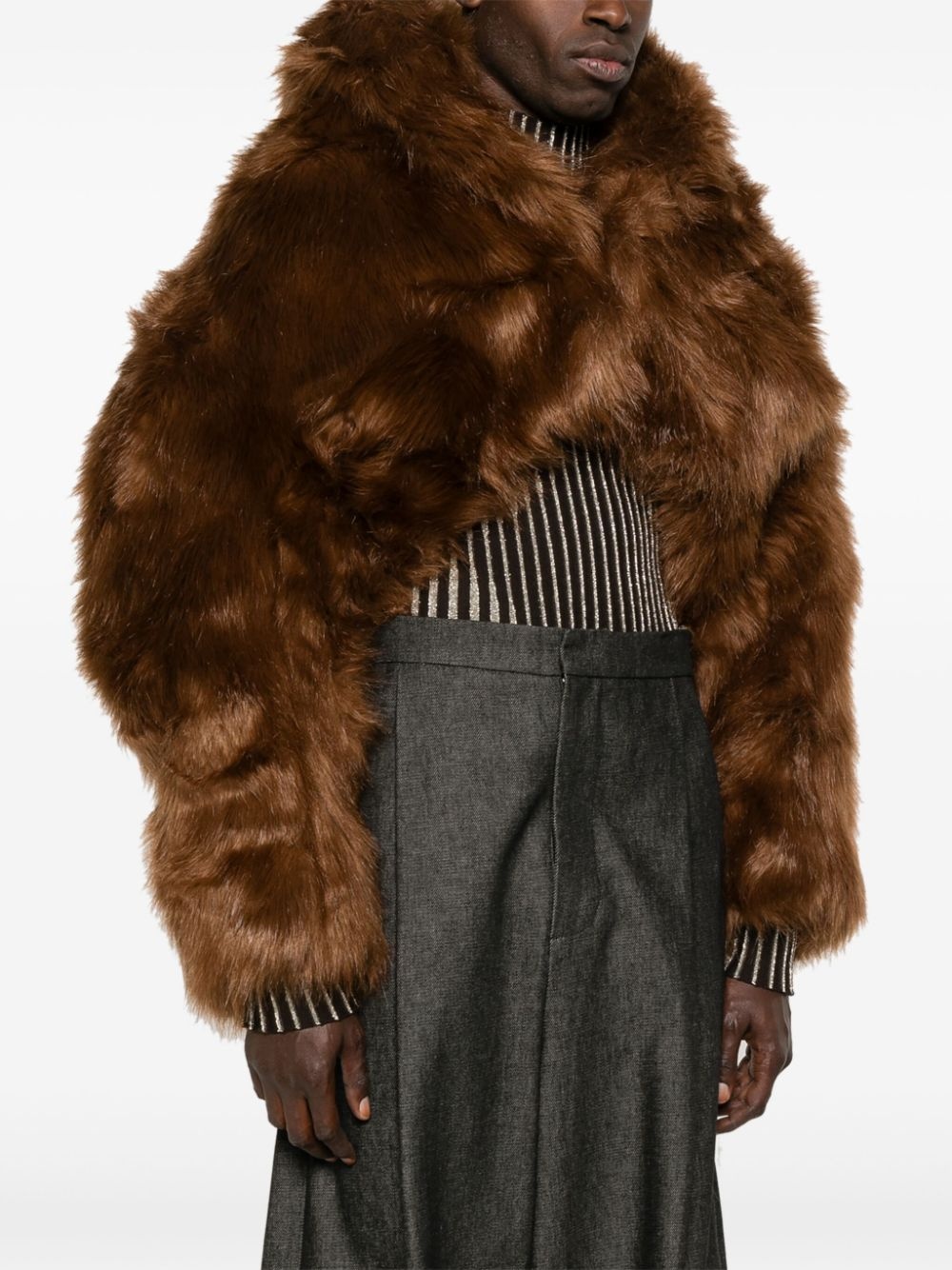 Vicinity faux-fur jacket - 4