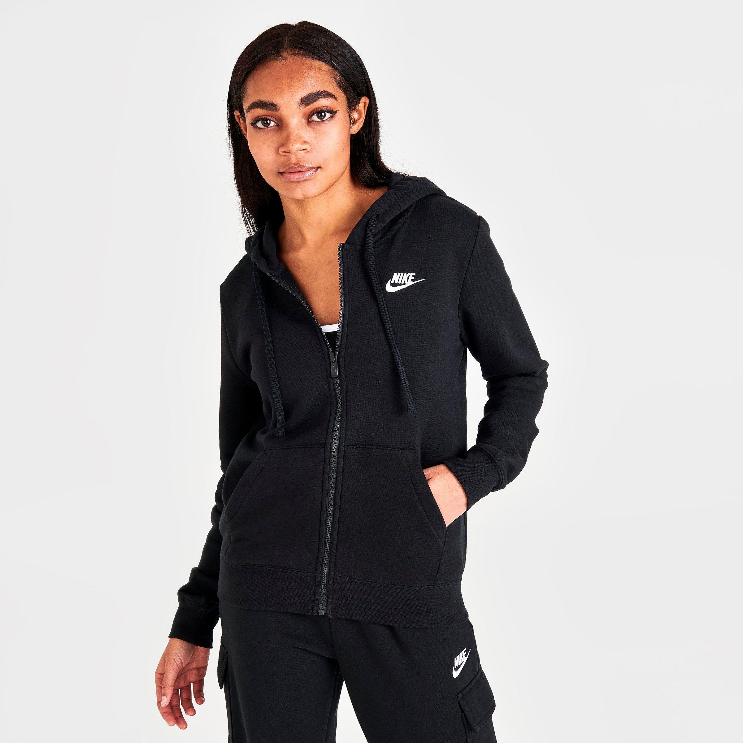 WOMEN'S NIKE SPORTSWEAR CLUB FLEECE FULL-ZIP HOODIE - 1