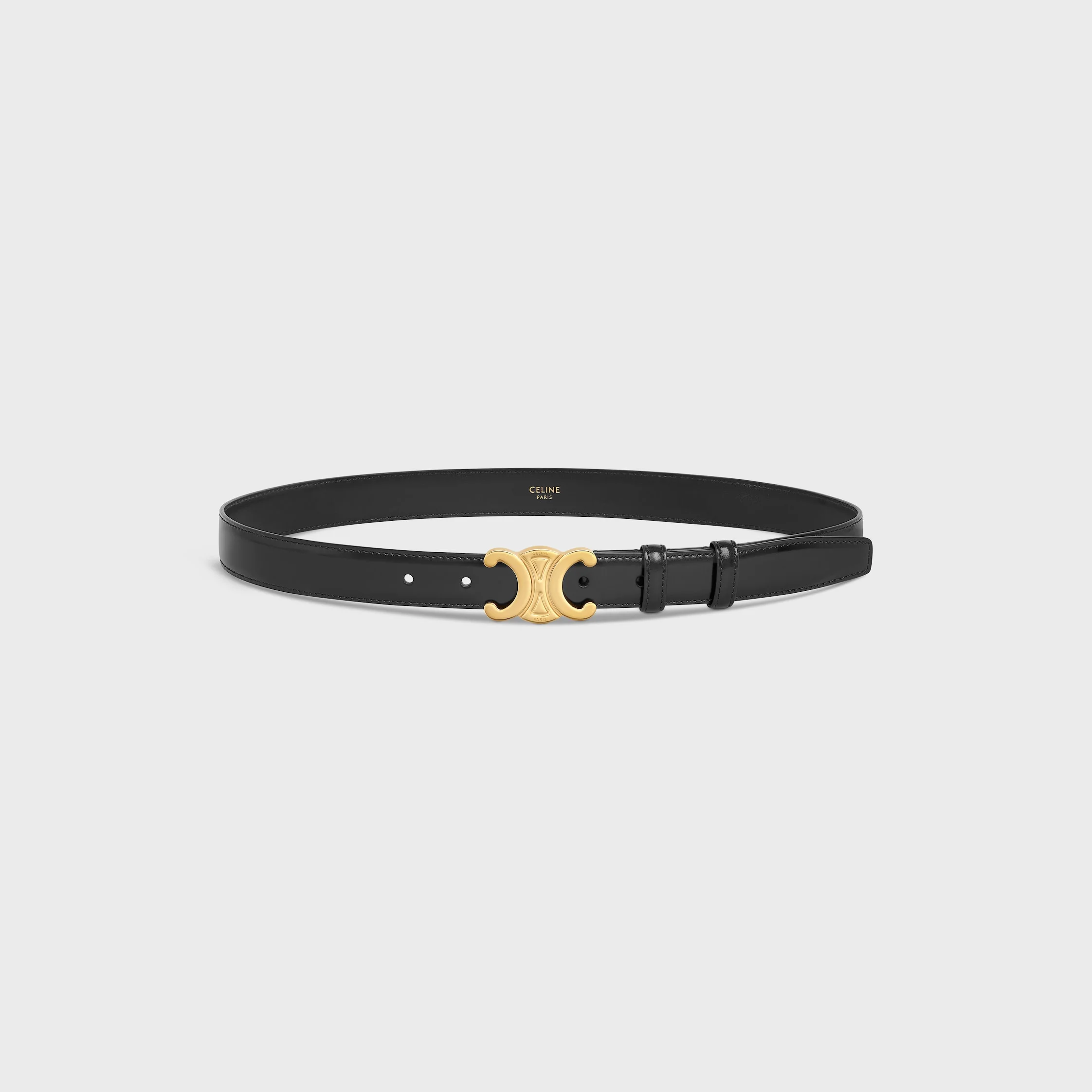 Medium Triomphe Belt in Taurillon Leather - 1