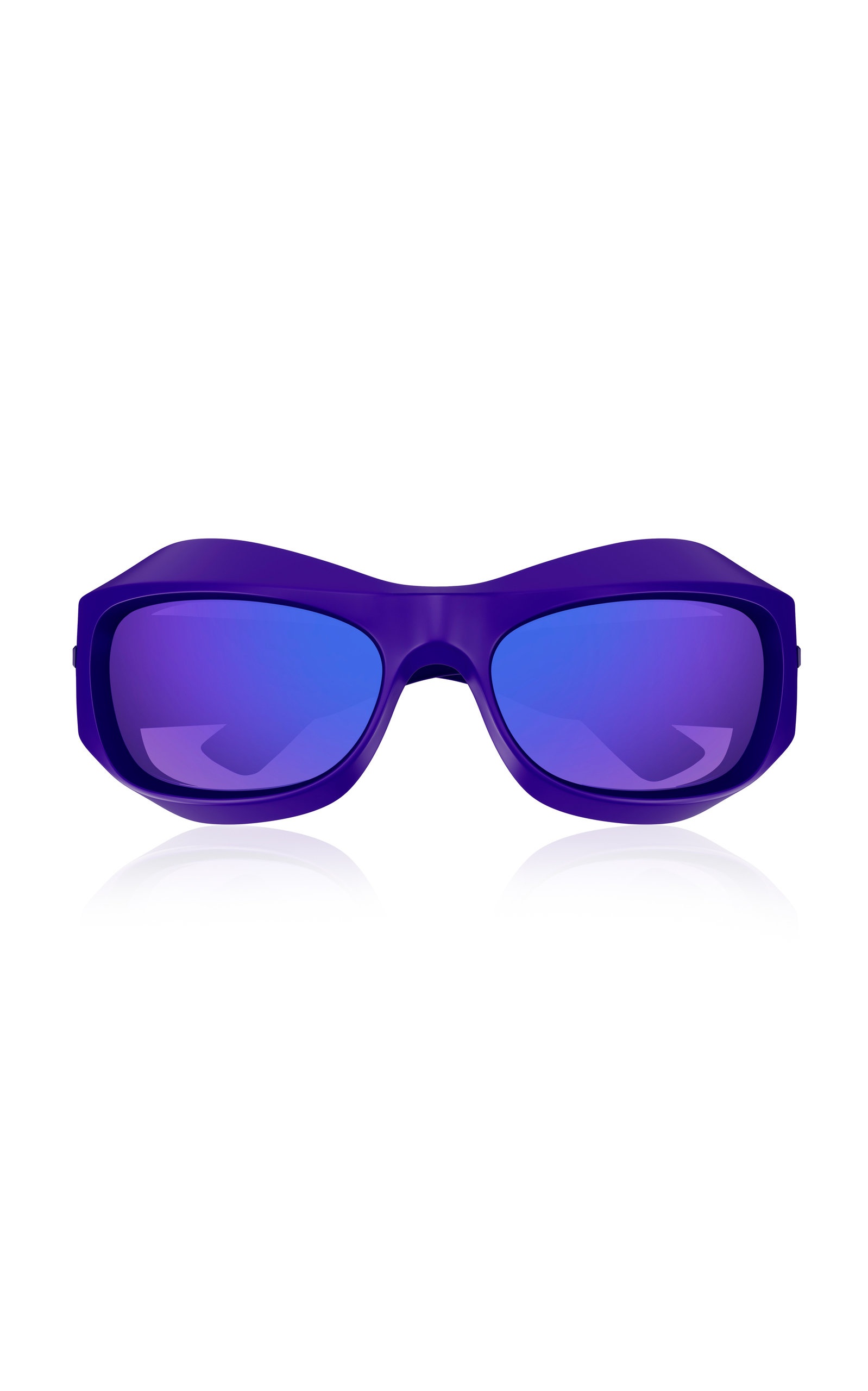 Wrap-Frame Acetate Sunglasses purple - 1